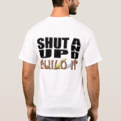 BEVORDEREN EN OPBOUWEN (bouw) T-shirt (Achterkant)