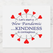 Bevorderen Kindness Bier Etiket (Enkel label)