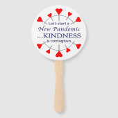 Bevorderen Kindness Handwaaier (Voorkant)