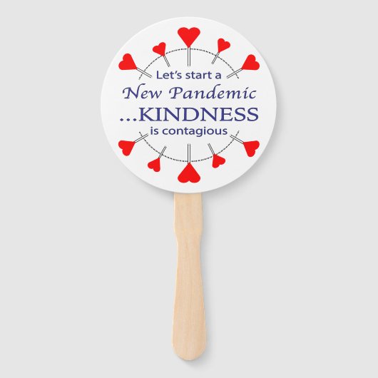 Bevorderen Kindness Handwaaier (Voorkant)