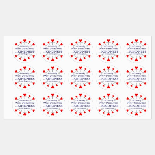 Bevorderen Kindness Labels (Vel)