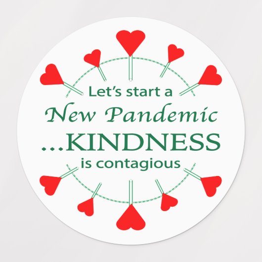 Bevorderen Kindness Labels (Design 2)
