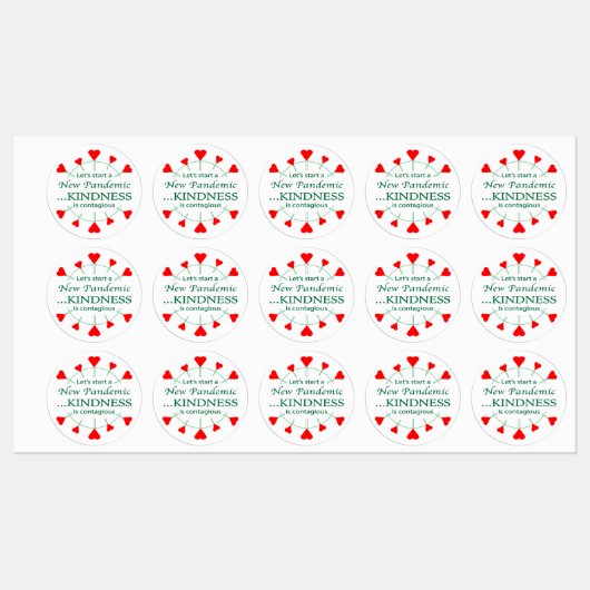 Bevorderen Kindness Labels (Vel)