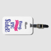 Bevordering tot grote zuster bagagelabel (Voorkant (horizontaal))