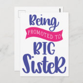 Bevordering tot grote zuster briefkaart (Voorkant / Achterkant)