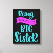 Bevordering tot grote zuster canvas afdruk (Voorkant)