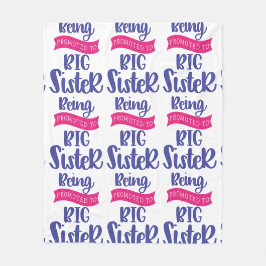 Bevordering tot grote zuster fleece deken (Voorkant)