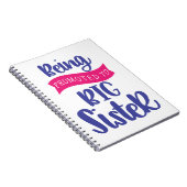 Bevordering tot grote zuster notitieboek (Rechterzijde)