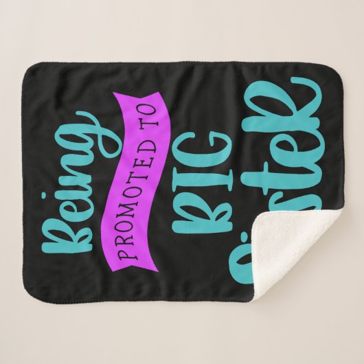 Bevordering tot grote zuster sherpa deken (Voorkant (horizontaal))