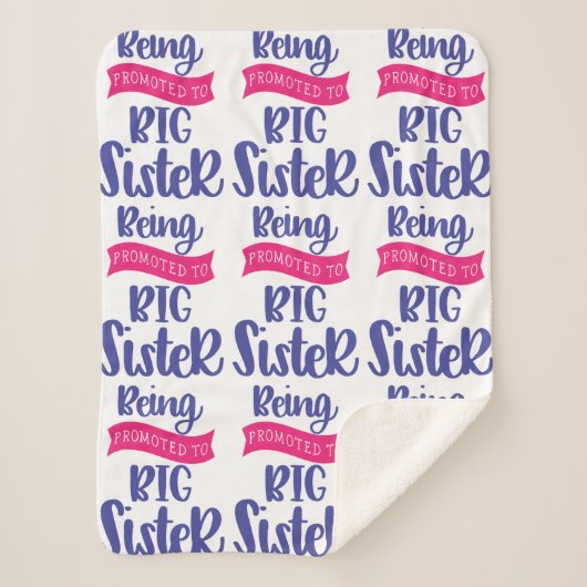 Bevordering tot grote zuster sherpa deken (Voorkant)