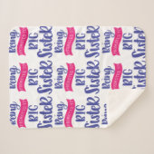 Bevordering tot grote zuster sherpa deken (Voorkant (horizontaal))