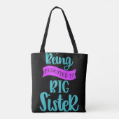 Bevordering tot grote zuster tote bag (Achterkant)