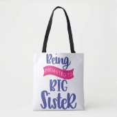 Bevordering tot grote zuster tote bag (Voorkant)