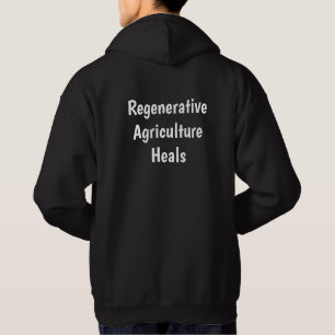 Bevordering van biologische en regeneratieve boerd hoodie