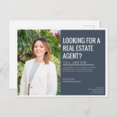 Bevordering van Briefkaart voor Estate Agent (Voorkant / Achterkant)