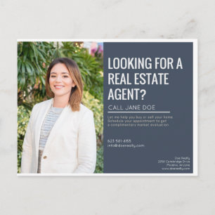 Bevordering van Briefkaart voor Estate Agent