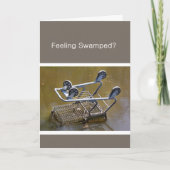 Bevordering van de economie Winkelen van winkelwag Kaart (Voorkant)