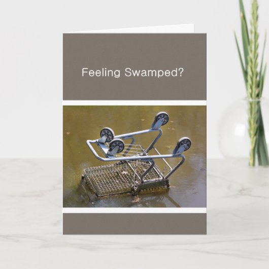 Bevordering van de economie Winkelen van winkelwag Kaart (Voorkant)