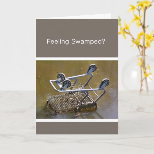 Bevordering van de economie Winkelen van winkelwag Kaart (Gele Bloem)