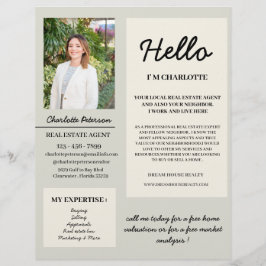 Bevordering van de introductie van onroerend goed flyer