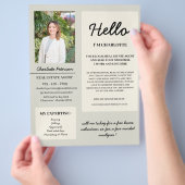 Bevordering van de introductie van onroerend goed flyer (Hand)