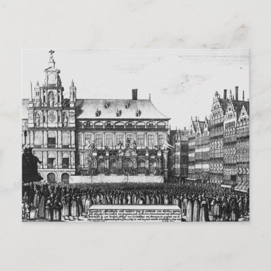Bevordering van de vrede briefkaart (Voorkant)