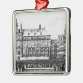 Bevordering van de vrede metalen ornament (Links)