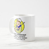 Bevordering van elektrische diensten door elektric koffiemok (Voorkant links)