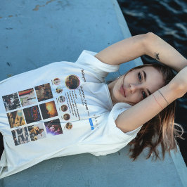 Bevordering van foto-inklage-fotoraster installere t-shirt