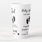 Bevordering van grootouders van honden tot grootmo latte mok (Voorkant)