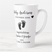 Bevordering van grootouders van honden tot grootmo latte mok (Rechts)