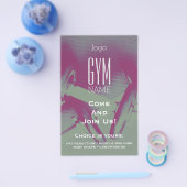 Bevordering van gym flyer (Enkel)