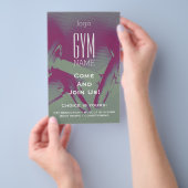 Bevordering van gym flyer (Hand)