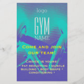Bevordering van gym flyer (Voorkant)