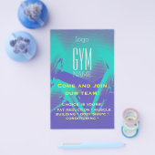 Bevordering van gym flyer (Enkel)