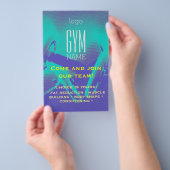 Bevordering van gym flyer (Hand)
