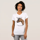 Bevordering van het portret Goat - Oberhasli Goat T-shirt (Voorkant volledig)