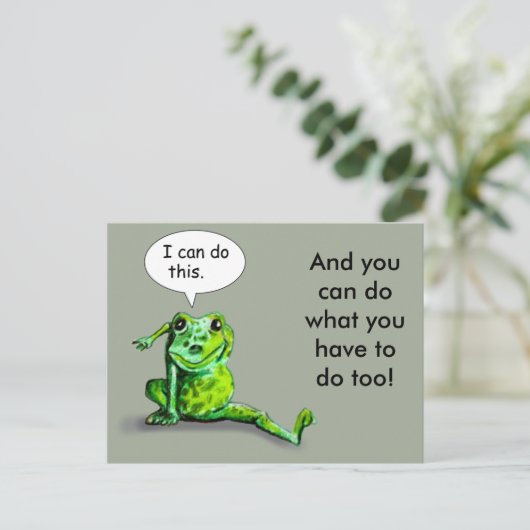 BEVORDERING VAN LIZARD BRIEFKAART (Staand voorkant)