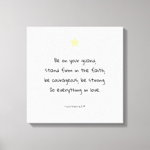 Bevordering van Motivatie geloofsovertuiging Bijbe Canvas Afdruk