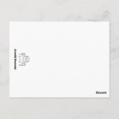 Bevordering van ruimtevaartvoedsel briefkaart (Achterkant)