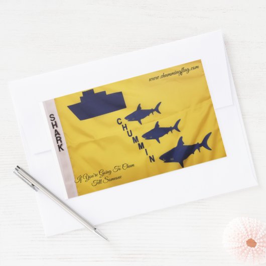 Bevordering van veiligheidsbewustzijn rechthoekige sticker (Envelop)