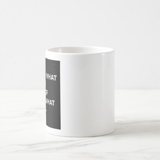 Bevordering van wat u liefhebt koffiemok (Center)