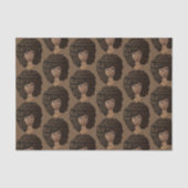 Bevordering van zwarte vrouwen, bruin tissuepapier (Voorkant)