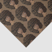 Bevordering van zwarte vrouwen, bruin tissuepapier (Detail)