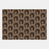 Bevordering van zwarte vrouwen, natuurlijk haar, b inpakpapier vel (Voorkant 2)