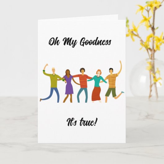 "BEVORDERING" ZO ZEER "GEWELDIG VOOR U" KAART (Gele Bloem)