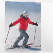 Bevorderingsgezinshereniging Ski Vacation Advert. Drieluik Programma (Binnenzijde eerst)