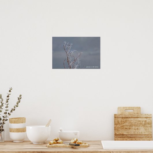 Bevorren struik poster (Keuken)