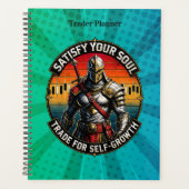 Bevredig Uw Ziel Handel voor Zelfgroei Ridder Planner (Voorkant)