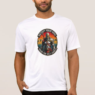 Bevredig Uw Ziel Handel Voor Zelfgroei Ridder T-shirt